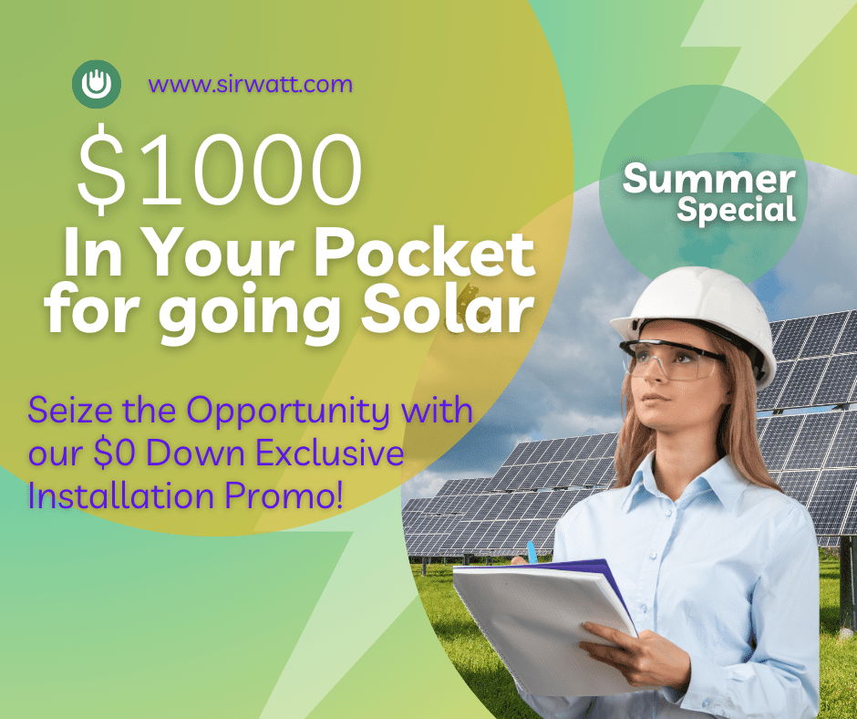 Solar Battery Backup Fort Worth Texas $1000 in Your Pocket